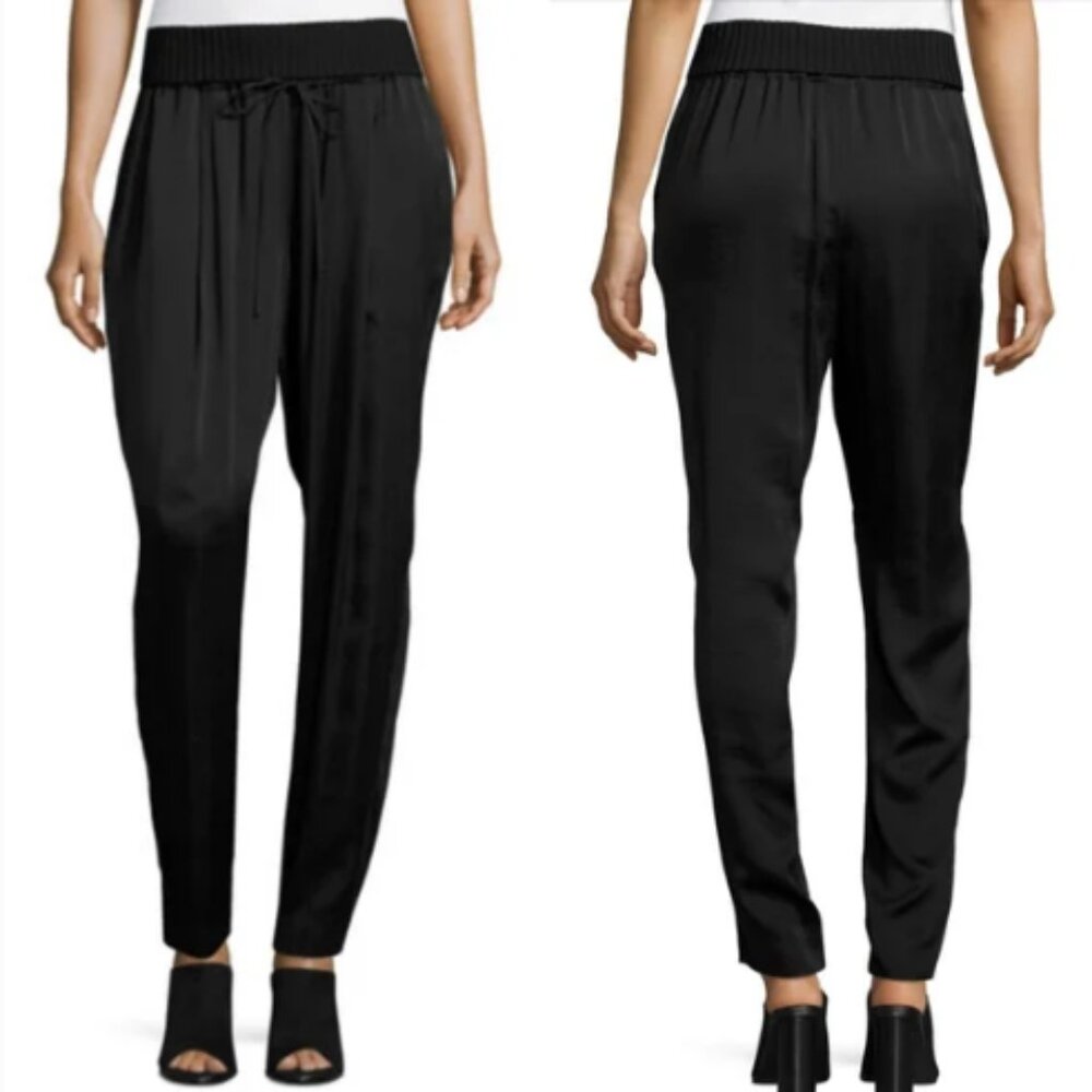 Lafayette 148 Barclay Pleated Slouchy Tapered Pull-on Trouser